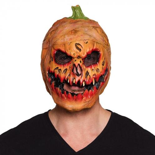 Latex Masker Pompoen Halloween, Kleding | Dames, Carnavalskleding en Feestkleding, Nieuw, Ophalen of Verzenden