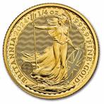 Gouden Britannia 1/4 oz 2024 (King Charles), Verzenden, Overige landen, Losse munt, Goud
