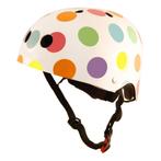 Kiddimoto Kinder Fietshelm Pastel Dotty Small (48 - 53 cm), Nieuw