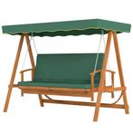 2 In 1 Hollywood Schommel Met Ligfunctie, 3-zits Tuinschomme, Verzenden, Nieuw