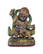 Tibetaanse Himalaya Vajrapani Beeldje - Hout - Tibet -