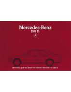 1983 MERCEDES BENZ 190D BROCHURE NEDERLANDS, Nieuw, Author