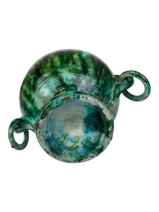 Vaas - Groen geglazuurde aardewerken - Groene geglazuurde, Antiek en Kunst, Curiosa en Brocante