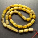 Grote natuurlijke barnsteen Tesbih misbaha gebedssnoer Hele, Verzamelen, Nieuw