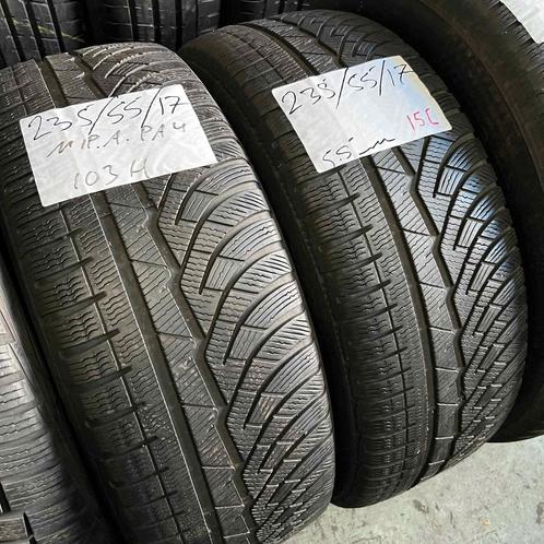 2 x Michelin Pilot Alpin PA4 235-55-17 103HWinterbanden 5..., Auto-onderdelen, Banden en Velgen, 17 inch, Winterbanden, 235 mm
