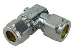 Riko chroom mini-kogelkraan haaks knel 15 mm x 10 mm, Doe-het-zelf en Verbouw, Verwarming en Radiatoren, Ophalen of Verzenden