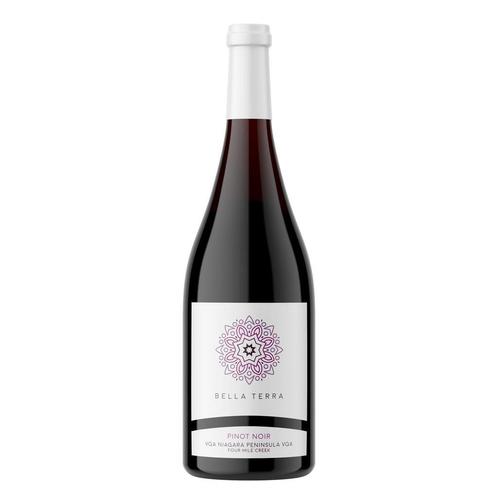 Canadese wijn - Bella Terra Pinot Noir 2020, 750ml, Verzamelen, Wijnen, Vol, Overige gebieden, Nieuw, Rode wijn, Ophalen of Verzenden