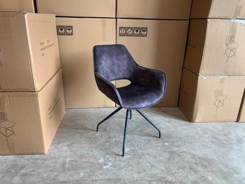 Veiling - Armstoel Nobi (set van 8) Draaibaar - Velours - An, Huis en Inrichting, Stoelen