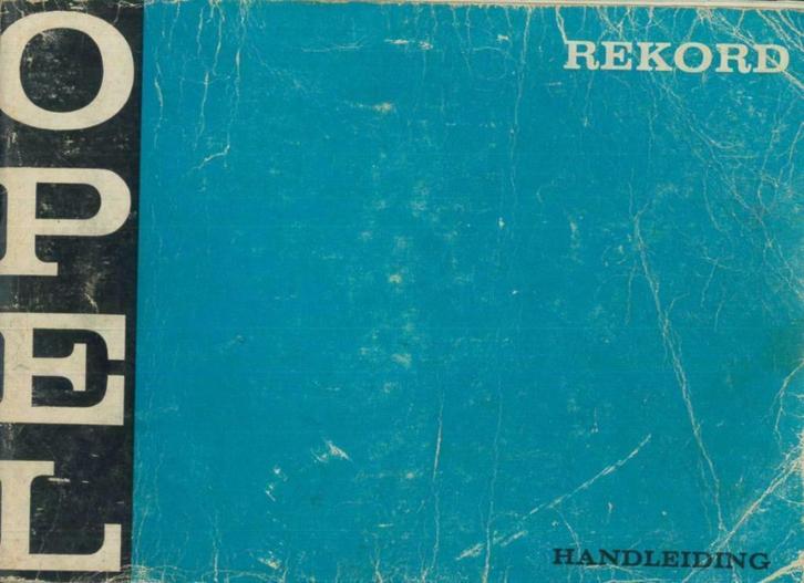 1969/70 Opel Rekord instructieboekje handleiding Nederlands, Auto diversen, Handleidingen en Instructieboekjes, Verzenden