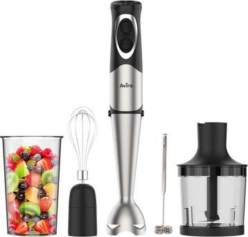 Tweedekans | Aviro Staafmixer Set – 6-in-1 & Incl. Hakmolen, beschikbaar voor biedingen