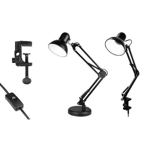 LED Kantelbare Bureaulamp Industrieel E27 fitting met, Huis en Inrichting, Lampen | Tafellampen, Ophalen of Verzenden