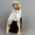 Anna Em - sculptuur, My lovely Grandfather- Angel- hand made, Antiek en Kunst