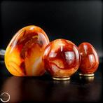 Carneol Trio – Vuur van de Aarde in voltooide vorm Brazilië-