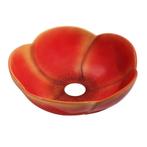 Waskom Best Design Flower 40 cm Keramiek Glanzend Rood, Ophalen of Verzenden, Nieuw