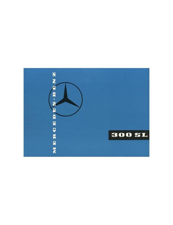 1959 MERCEDES BENZ 300 SL BROCHURE DUITS, Boeken, Auto's | Folders en Tijdschriften