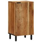 vidaXL Dressoir 40x33x75 cm massief acaciahout, Huis en Inrichting, Woonaccessoires | Cd- en Dvd-rekken, Verzenden, Nieuw