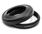 Zonnekap + Adapterring type LH-JX100 II Zwart / Lenshood ..., Audio, Tv en Foto, Nieuw, Verzenden