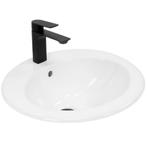 REA Inbouw wastafel - Strak design - Keramiek - 51.5 x 46..., Ophalen of Verzenden, Nieuw