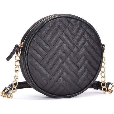 Lascana Schoudertas kleine ronde handtas, minibag vegan, Sieraden, Tassen en Uiterlijk, Tassen | Damestassen, Nieuw, Verzenden