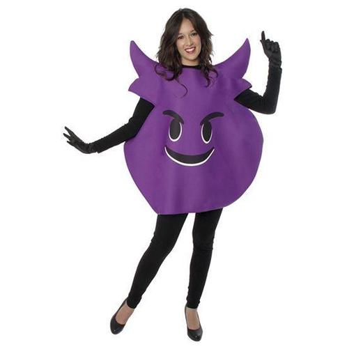 Emoticon Kostuum Ondeugend, Kleding | Dames, Carnavalskleding en Feestkleding, Nieuw, Ophalen of Verzenden
