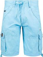 Geographical Norway Korte Broek Private Sky Blue, Verzenden, Nieuw, Blauw