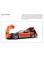 1967 LAMBORGHINI MIURA P 400 BROCHURE ITALIAANS, Nieuw, Author