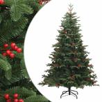 Kunstkerstboom 210 cm met bessen! Tweedekansje, OP=OP, Ophalen of Verzenden, Nieuw, Binnen