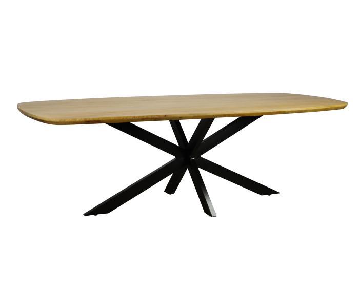 Eettafel Colorado Deens ovaal mangohout 180x100 cm, Huis en Inrichting, Tafels | Eettafels, Nieuw, Ophalen of Verzenden