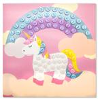 Knutselset Kind 3+ - Eenhoorn Regenboog Wolken Roze - Knopen, Hobby en Vrije tijd, Knutselen, Ophalen of Verzenden, Nieuw
