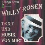cd - Willy Rosen - Text Und Musik Von Mir!, Zo goed als nieuw, Verzenden