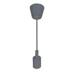 LED Hanglamp - Hangverlichting - Turno - Rond - Mat Grijs, Ophalen of Verzenden, Nieuw, Kunststof