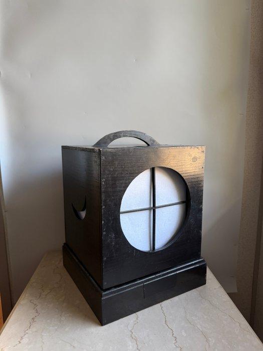 Lantaarn - Antiek Ariake-andon-kaarslantaarn, Hout, Papier, Antiek en Kunst, Antiek | Overige Antiek