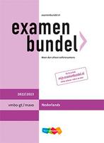 Examenbundel vmbo gtmavo Nederlands 20222023 9789006639957, Zo goed als nieuw