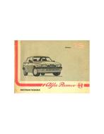 1990 ALFA ROMEO 75 INSTRUCTIEBOEKJE NEDERLANDS