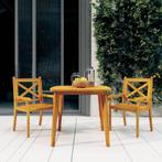 vidaXL Tuintafel 85x85x75 cm massief acaciahout, Verzenden, Nieuw, Hout