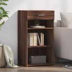 vidaXL Dressoir 50x42,5x93 cm bewerkt hout bruin eikenkleur, Huis en Inrichting, Kasten | Dressoirs, Verzenden, Nieuw, 50 tot 100 cm