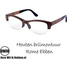 DWIH - Houten brilmontuur - Rome - Ebben, Nieuw