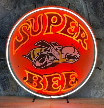 Super Bee Neon Verlichting Met Achterplaat  - 60 x 60 cm beschikbaar voor biedingen