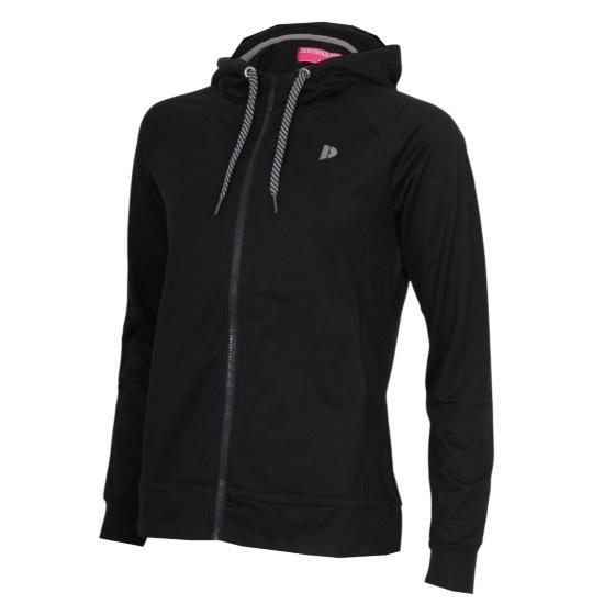 Donnay Donnay Dames - Stretch Vest met capuchon Jale - Zwart, Kleding | Dames, Truien en Vesten, Nieuw, Verzenden