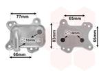 OLIEKOELER VOOR OPEL COMBO C 2000-2003 5650345, Ophalen of Verzenden, Nieuw