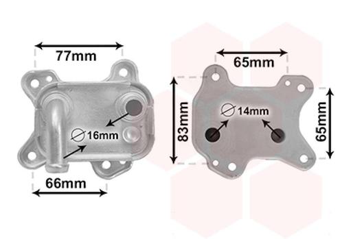 OLIEKOELER VOOR OPEL COMBO C 2000-2003 5650345, Auto diversen, Auto-accessoires, Nieuw, Ophalen of Verzenden