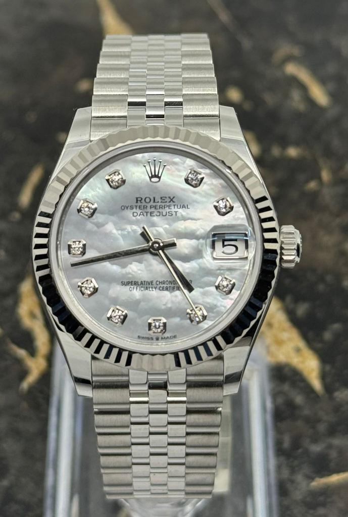 Rolex Datejust 31 - MOP Dial - Jubilee - 278274 - New 2026, Sieraden, Tassen en Uiterlijk, Horloges | Dames, Staal, Nieuw, Staal