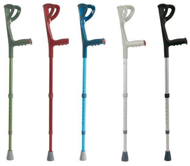 Mopedia onderarm krukken blauw (1 paar), Diversen, Verpleegmiddelen, Nieuw, Verzenden