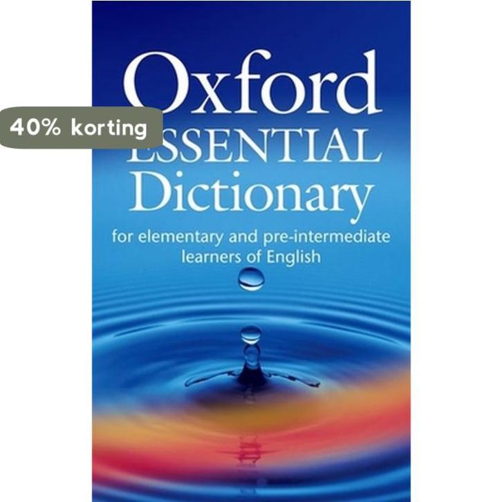 OXFORD ESSENTIAL DICTIONARY 9780194317184 Alison Waters, Boeken, Taal | Engels, Gelezen, Verzenden