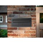 Jaren 30 Inbouw brievenbus inworp - Voorpaneel, Tuin en Terras, Brievenbussen, Verzenden, Nieuw, Aluminium, Brievenbusklep