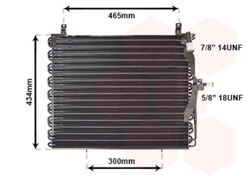 LUCHTCONDENSATOR VOOR MERCEDES BENZ W124 1985-1995, Auto-onderdelen, Airco en Verwarming, Nieuw, Ophalen of Verzenden