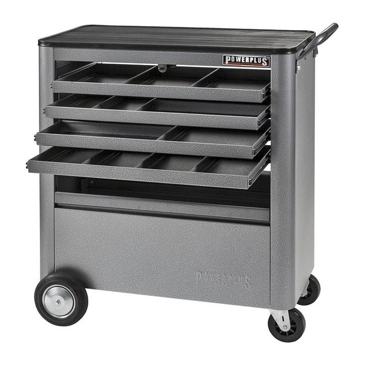 Gereedschapswagen grijs - 4 laden tweezijdig te openen -, Doe-het-zelf en Verbouw, Gereedschap | Handgereedschap, Ophalen of Verzenden