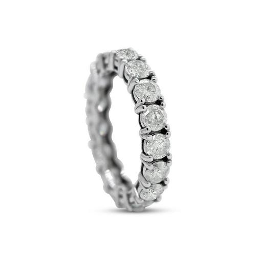 Zonder Minimumprijs - Eeuwigheidsring - 14 karaat Witgoud -, Sieraden, Tassen en Uiterlijk, Antieke sieraden
