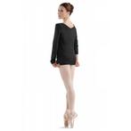 Bloch Dames Ballet Sweater Z0959 Celine met gebreide V-hals, Nieuw, Verzenden