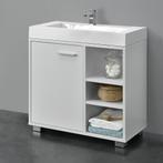 Wastafelonderkast badkamermeubel 55,6x60x31 cm wit, Verzenden, Nieuw